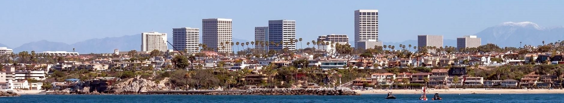 Panoramic View of Newport Beach Coastline